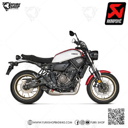 ท่อแต่ง Akrapovic Carbon-Titanium New Shape Catalytic : for Yamaha XSR700 2017-2020/2021-2022