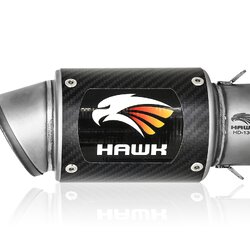 ท่อมอเตอร์ไซค์ HAWK CARBON FOR KAWASAKI NINJA300 Z300 ท่อแต่ง ท่อสูตร ท่อบิ๊กไบค์ ท่อBigbike ท่อไอเสีย