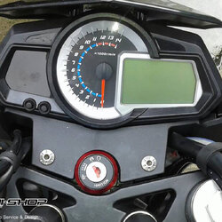 ครอบสวิตกุญแจ MOTH สีแดง FOR BENELLI TNT300