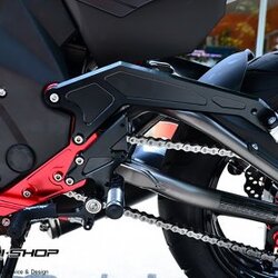 เกียร์โยง MOTH สีดำแดง FOR KAWASAKI ER6N/NINJA650