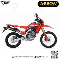 ท่อมอเตอร์ไซค์ Arrow Slip on Dark-Carbon : for Honda CRF300L /Rally 2021