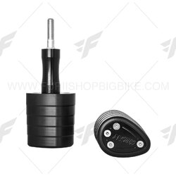 กันล้มกลาง MOTH ทรงหยดน้ำ สีดำ FOR KAWASAKI Z900