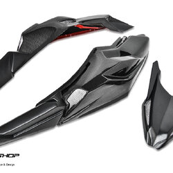 ปากนกพร้อมกาบข้างMOTOZAAA ลายเคพร่า CB500X 2016