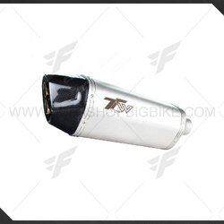 ท่อไอเสีย มอเตอร์ไซค์ PR2 TW TITANIUM COLOR FOR YAMAHA M-SLAZ 2015+