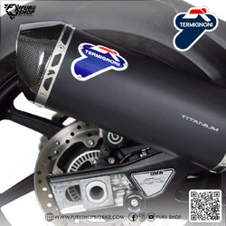 ท่อมอเตอร์ไซค์ Termignoni Slip on Black : for BMW S1000RR 2019