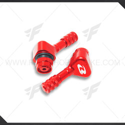 จุกลม RACING BOY สีแดง จุกลมยางมอเตอร์ไซค์ บิ๊กไบค์