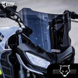 ชิลด์หน้า Were Wolf V-02 Smoke M531 : for Yamaha MT09 2017-2020