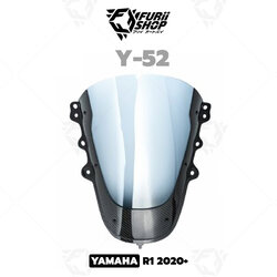 ชิลด์หน้าแต่ง WOOD Y-52 : for YAMAHA R1 2020+