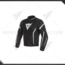 เสื้อแจ็คเก็ต DAINESE Air Crono 2 Tex Jacket-blk/blk/white
