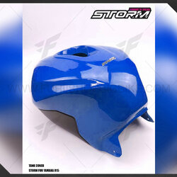 ครอบถังน้ำมัน STORM Rider(สตรอมไรเดอร์) FOR YAMAHA R15 สีน้ำเงิน