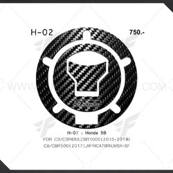 กันรอยฝาถังน้ำมัน Woods Honda CB/CBR650, CBR1000 (2015-2019), CB/CBR500 (2017), Africatwin, MSX