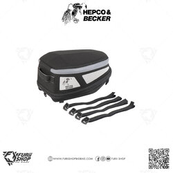 กระเป๋า HEPCO & BECKER : ROYSTER REARBAG SPORT Royster Rearbag WITH STRAP ATTACHMENT - BLACK/GREY