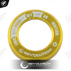 ฝาครอบสวิทกุญแจ CNC REVOLUTION CT-125/MONKEY-125 ทอง