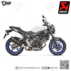 ท่อแต่ง Akrapovic Slip on Carbon : for Suzuki SV650 /SV650X 2016-2022