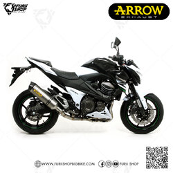 ท่อมอเตอร์ไซค์ Arrow Slip on Titanium-Carbon : for Kawasaki Z800