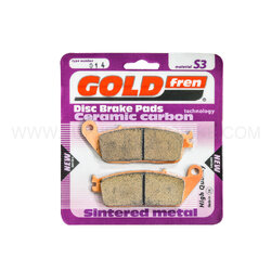 ผ้าเบรกหน้า GOLDFREN S3 FOR TRIUMPH TIGER 800 (2011-2015)