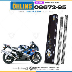 สปริงโช้คหน้า Ohlins 08672-95 For Suzuki GSX-R 1000 2001-2002