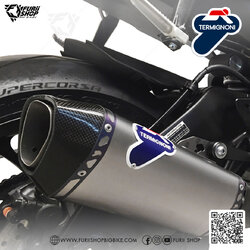 ท่อมอเตอร์ไซค์ Termignoni Slip on Titanium : for Yamaha YZF R1/R1M 2020-2023