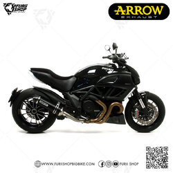 ท่อมอเตอร์ไซค์ Arrow Slip on Dark-Carbon : for Ducati Diavel 2011-2018