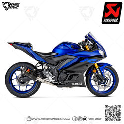 ท่อแต่ง Akrapovic Carbon : for Yamaha YZF-R3/MT03 15-18 /19-20/All new 2021-2022