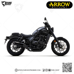 ท่อมอเตอร์ไซค์ Arrow slip on Vintage Dark-Carbon : for Honda Rebel 1100 2021-2022