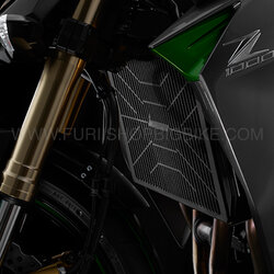 การ์ดหม้อน้ำ BIKERS สีดำ FOR KAWASAKI Z1000