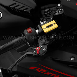ฝาปิดกระปุกน้ำมันเบรกหน้า BIKER สีทอง FOR YAMAHA R15 2017