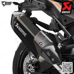 ท่อแต่ง Akrapovic Slip on Black : for KTM 1190 Adventure/1290 SuperAdventure/1090adventure 2015-2019