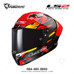 หมวกกันน็อค LS2 Helmet FF805 THUNDER GP AERO : FIRE RED BLACK