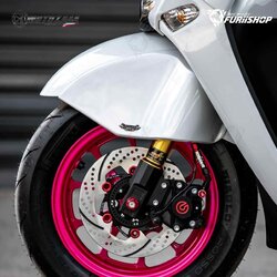 ปิดข้างซ้าย-ขวาบังโคลนหน้า Side front fender cover Motozaaa For Giorno+