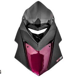 ชิวหน้า MOTOZAAA V1 สีแดง FOR KAWASAKI Z1000