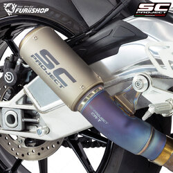 SC PROJECT CR-T TITANIUM For : S1000RR