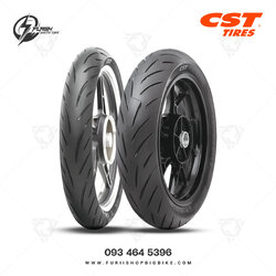 ยางมอเตอร์ไซค์บิ๊กไบค์ CST Tires Sport CM-NK01 : 150/60 - 17 Rear Flash Moto Tire