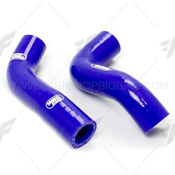 ท่อหม้อน้ำมอเตอร์ไซค์ SAMCO SPORT สีน้ำเงิน FOR KAWASAKI ER6N ท่อแต่ง ท่อสูตร ท่อบิ๊กไบค์ ท่อBigbike ท่อไอเสีย