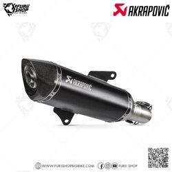ท่อมอเตอร์ไซค์ Akrapovic Slip on Black New Shape (1รู) : for Honda Forza300ABS 2018-2019/ForzaABS 350 2020-2022