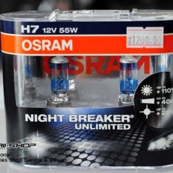 หลอดไฟ H7 Night Breaker 6800k
