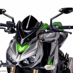 ชิวหน้า PUIG ทรงต่ำ สีดำ FOR KAWASAKI Z1000