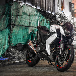 สายHEL KAWASAKI Z300 เดินทางเดิม หน้า-หลัง สายสีชมพู หัวเบนโจสีเงิน