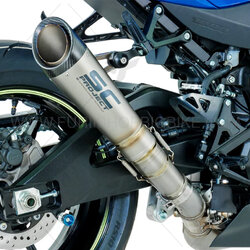 ท่อมอเตอร์ไซค์ SC PROJECT S1 Muffler, Titanium, with Carbon fiber end cap FOR SUZUKI GSX-R1000 L7 ท่อแต่ง ท่อสูตร ท่อบิ๊กไบค์ ท่อBigbike ท่อไอเสีย