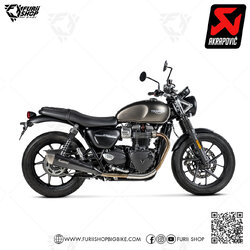 ท่อแต่ง Akrapovic Slip on : for Triumph Street Twin 900 2017-2020