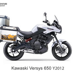 กล่องข้าง ปี๊บ 3 ใบ พร้อมแร็ค และเพลท K2 PRO 35L & 40L FOR KAWASAKI VERSYS650