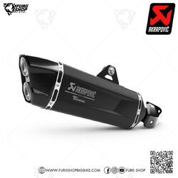 ท่อแต่ง Akrapovic Slip on Black New Shape Limited : for Yamaha Tenere 700 2019-2023