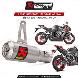 ท่อแต่ง Akrapovic Exhaust Slip-On Line (Titanium) Moto GP Suzuki GSX-R1000 2017-2021 All New