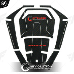 สติ๊กเกอร์กันรอยคอลโซลข้างถังน้ำมัน (ชุดใหญ่) REVO FORZA350300 ดำ