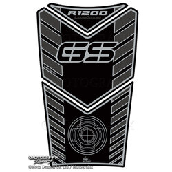 กันรอยกลางถังน้ำมัน BMW R1200 GS ADV LC Black / Silver