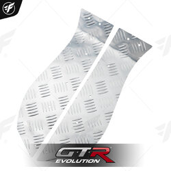 แผ่นรองพื้น(มีเนียม) GTRS AEROX-155 NEW 2021 เงิน