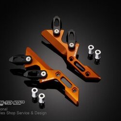 การ์ดบังโช๊คหน้า BIKERS FOR HONDA MSX FRONT FORK GUARDS สีส้ม