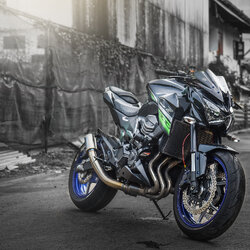 สายHEL KAWASAKI Z800 เดิน3ทาง หน้า สายสีแดง หัวเบนโจสีม่วง