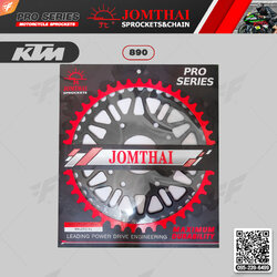 สเตอร์หลัง JOMTHAI (พระอาทิตย์) : 890 45ฟัน Chain 520 For KTM Duke 200 (15-19), RC 200 (14-20)