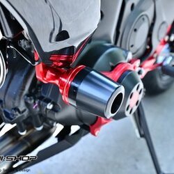 กันล้มข้าง Moth ER6N 2012-2016 สีแดง